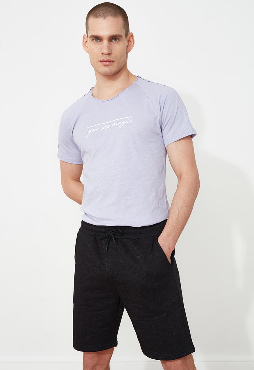 Trendyol - Plain sweatshorts - black