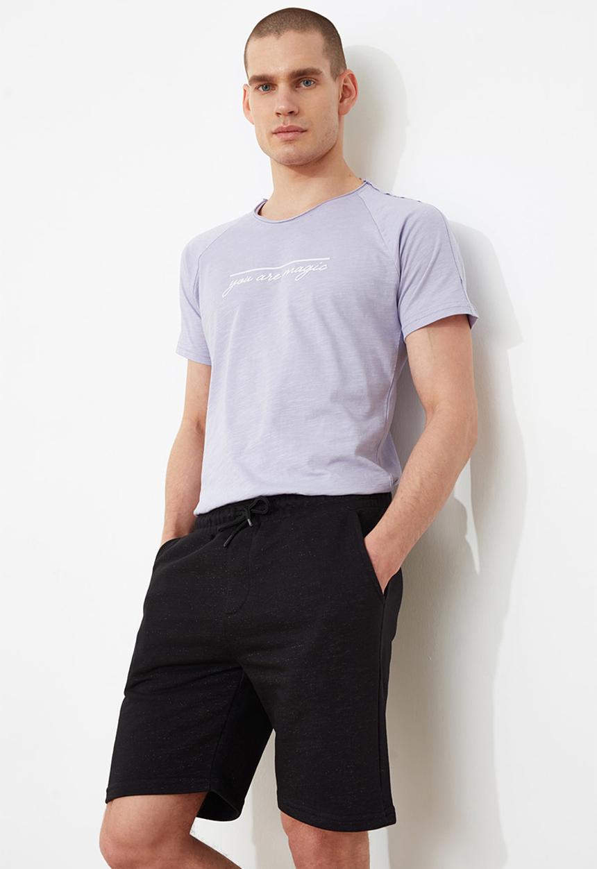 Trendyol - Plain sweatshorts - black