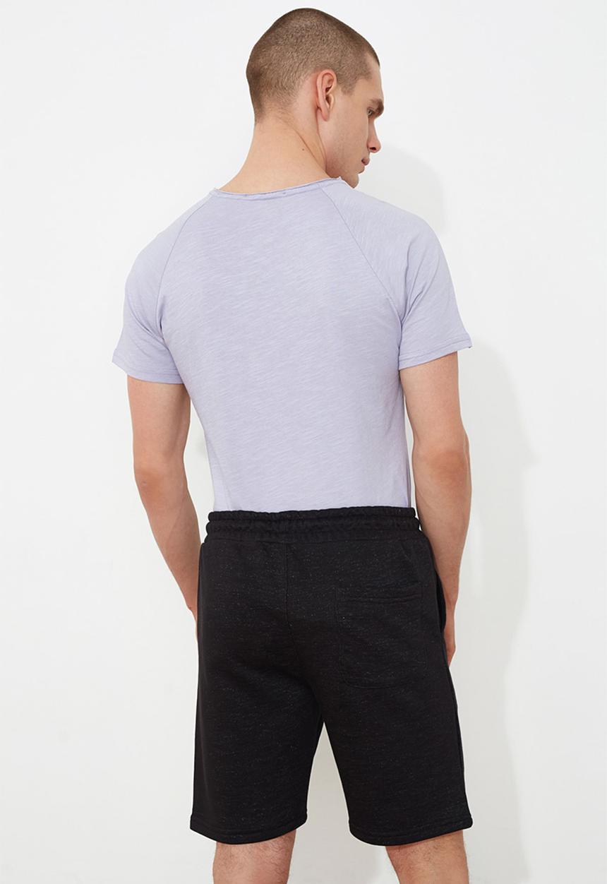 Trendyol - Plain sweatshorts - black