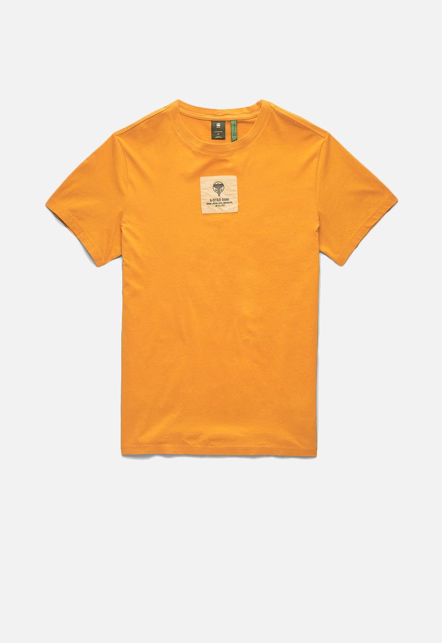 G-STAR - Center logo badge r t - amber
