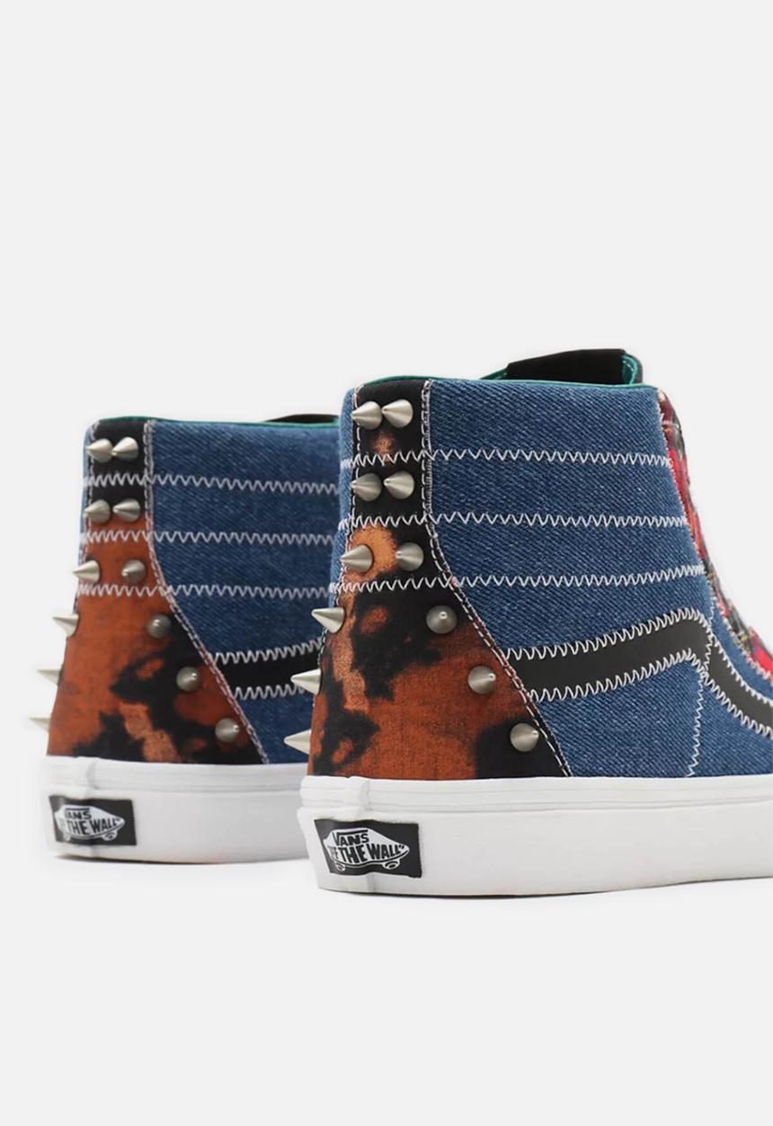 Vans - Sk8-hi - (tartan daze) multi/acid dye