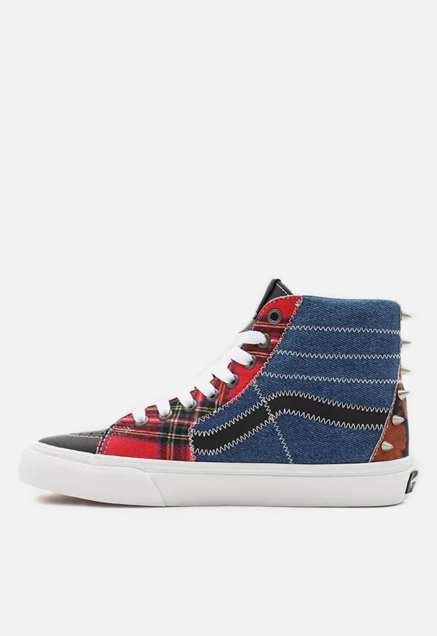Vans - Sk8-hi - (tartan daze) multi/acid dye