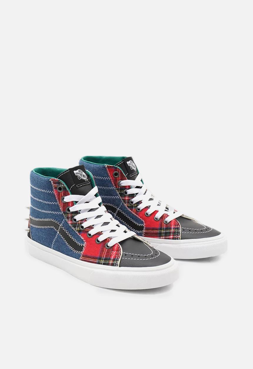 Vans - Sk8-hi - (tartan daze) multi/acid dye
