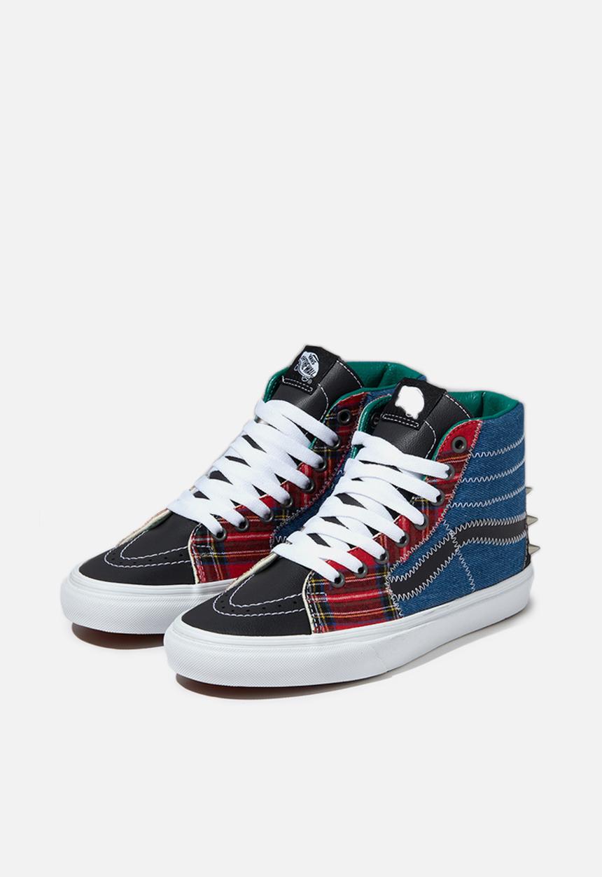 Vans - Sk8-hi - (tartan daze) multi/acid dye