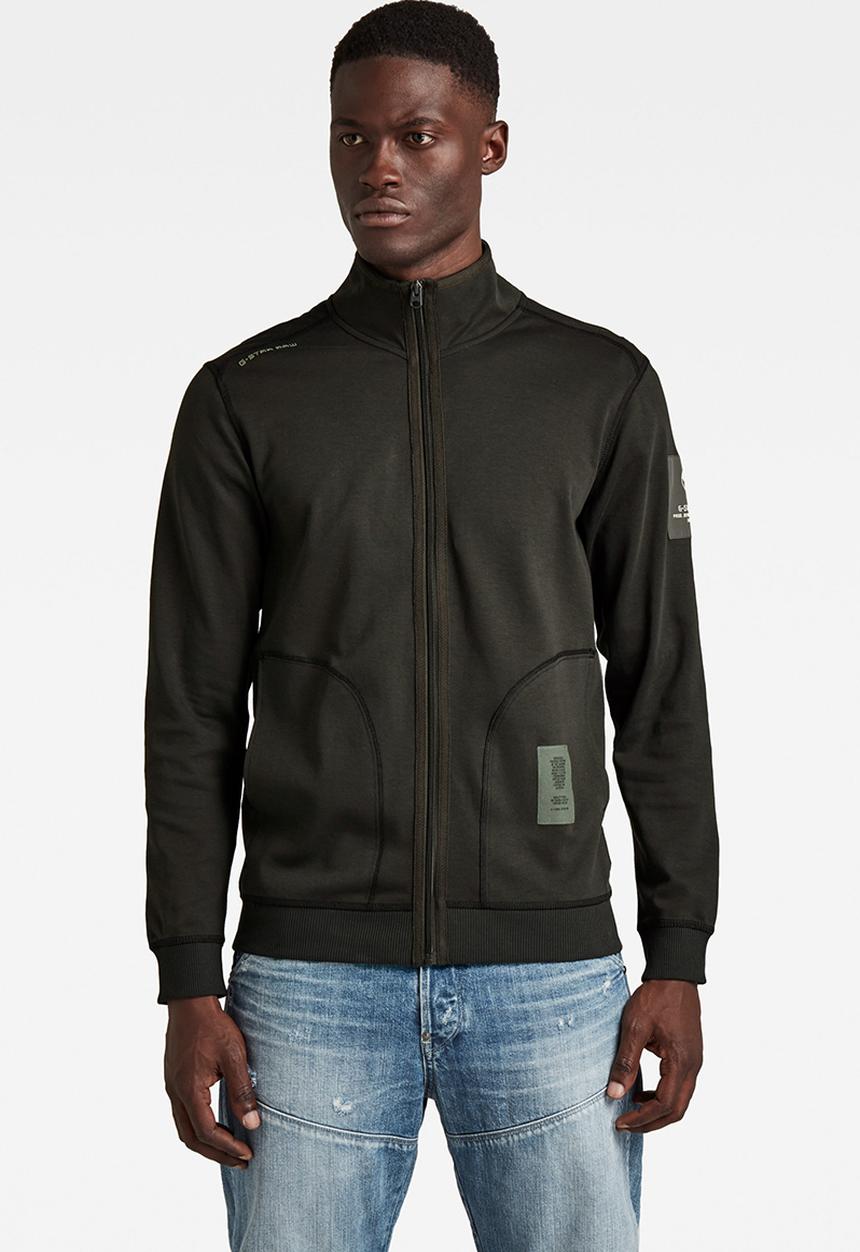 G-STAR - Sleeve badge zip tweeter r long sleeve - raven