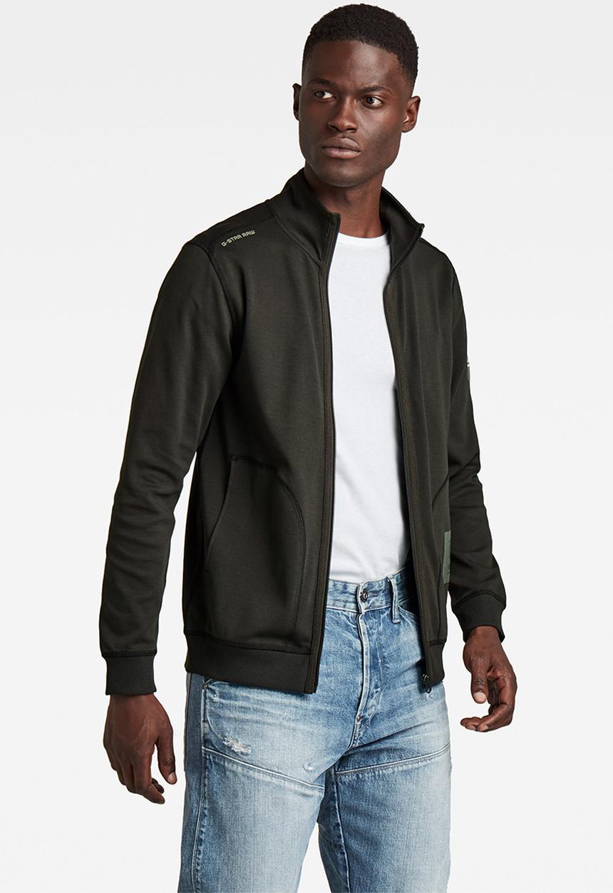 G-STAR - Sleeve badge zip tweeter r long sleeve - raven