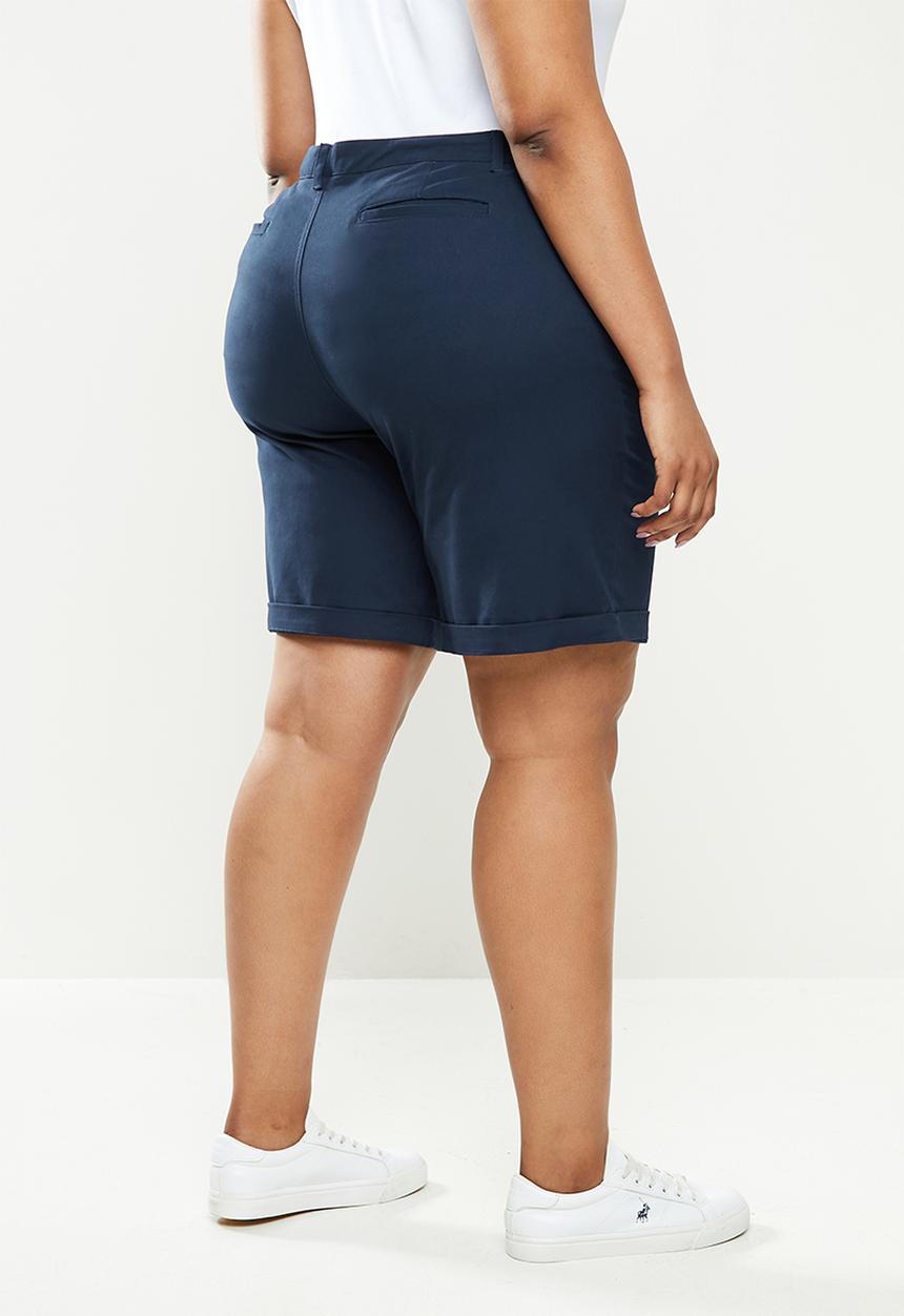 POLO - Plus Harriet basic walk short - navy
