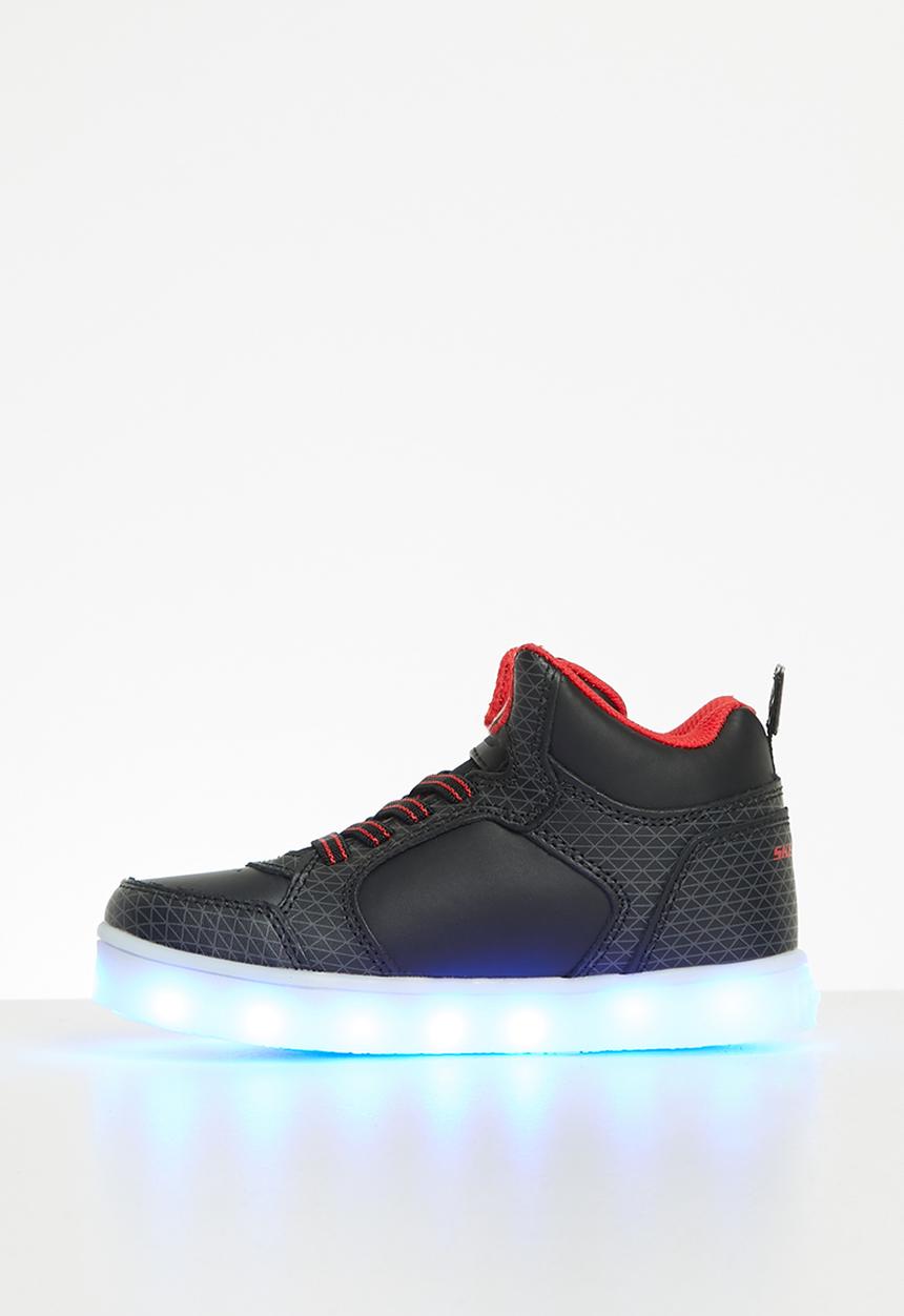 Skechers - Energy lights - eliptic - black & red