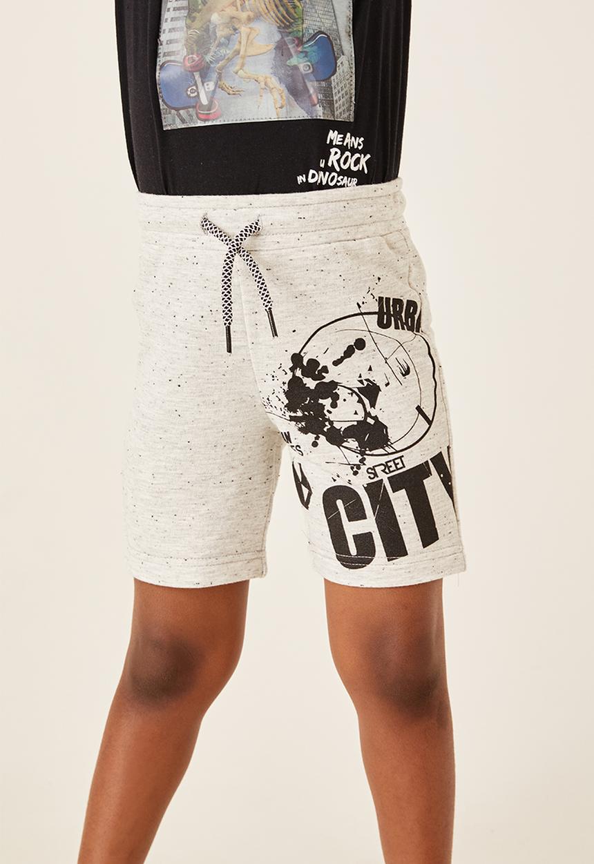 Flyersunion - 2 pack fleece short - black & grey
