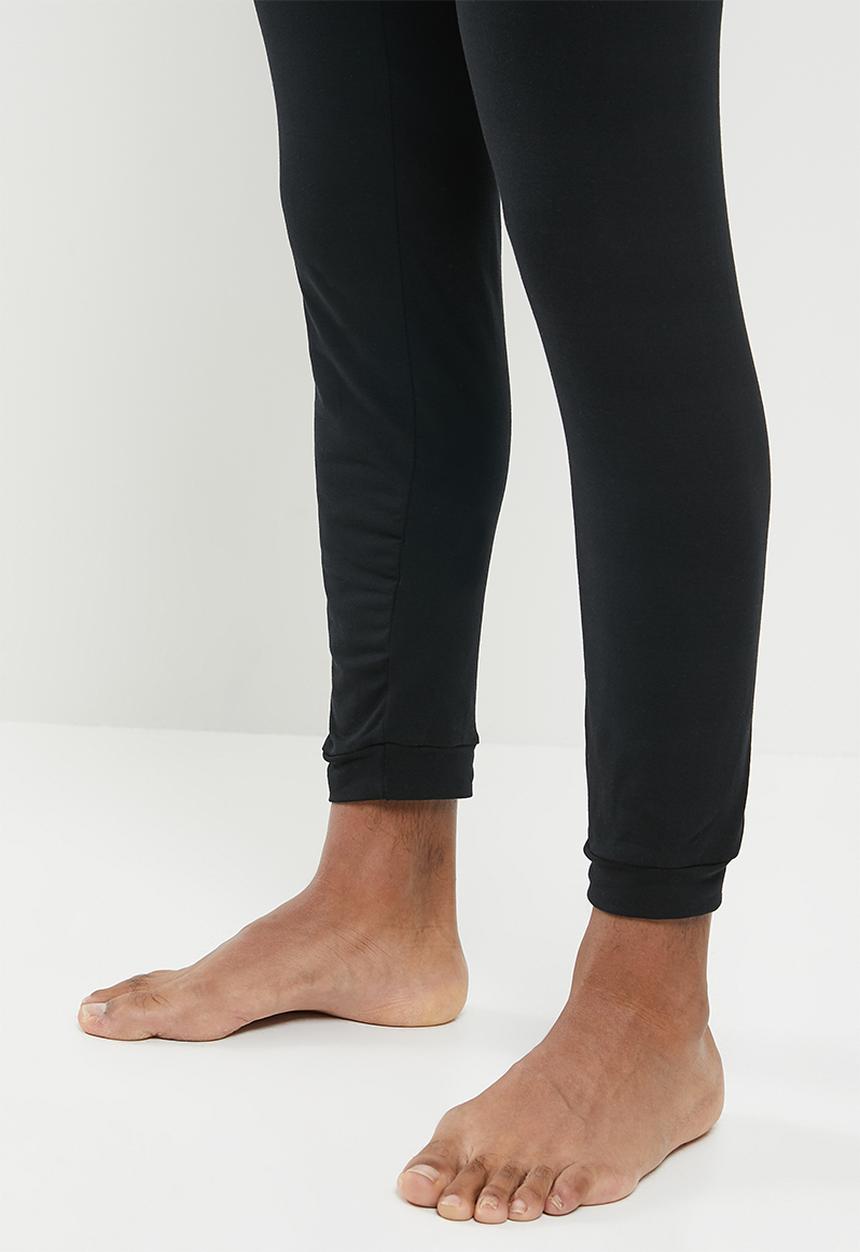 Superbalist - Basic 2 pack longjohns - black
