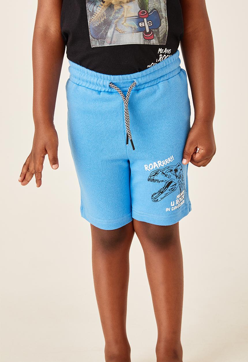 Flyersunion - 2 pack fleece short - maroon & blue