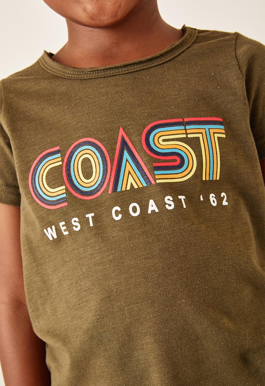 Flyersunion - West coast tee - olive slub