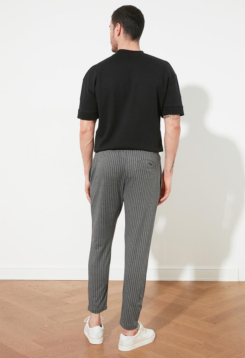 Trendyol - Pinstripe joggers - grey