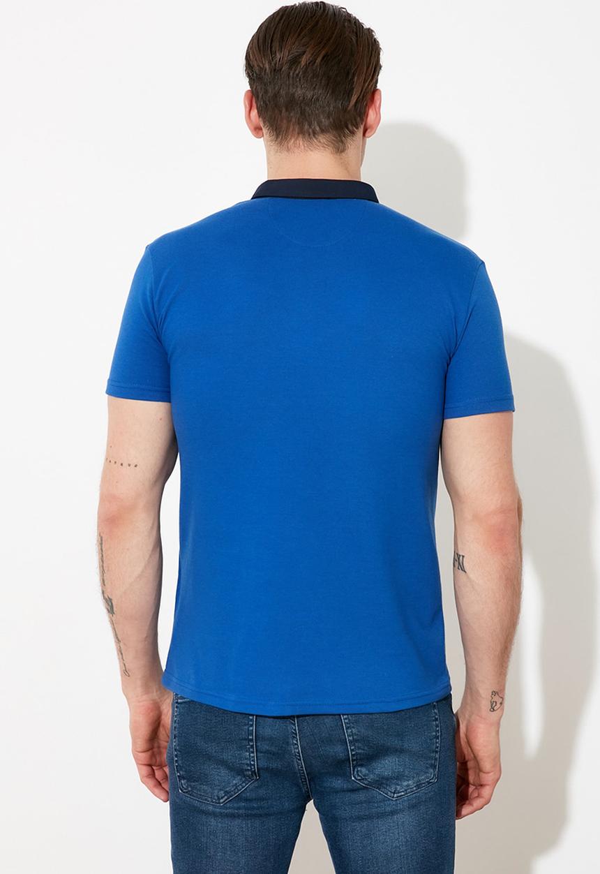 Trendyol - Chest pocket golfer - blue