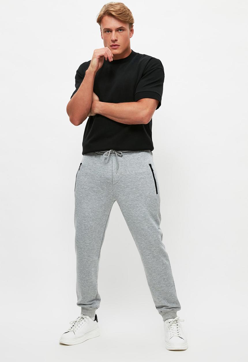 Trendyol - Zip pocket joggers - grey
