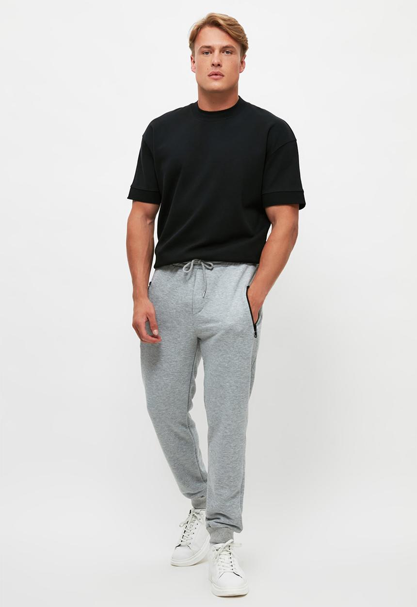 Trendyol - Zip pocket joggers - grey
