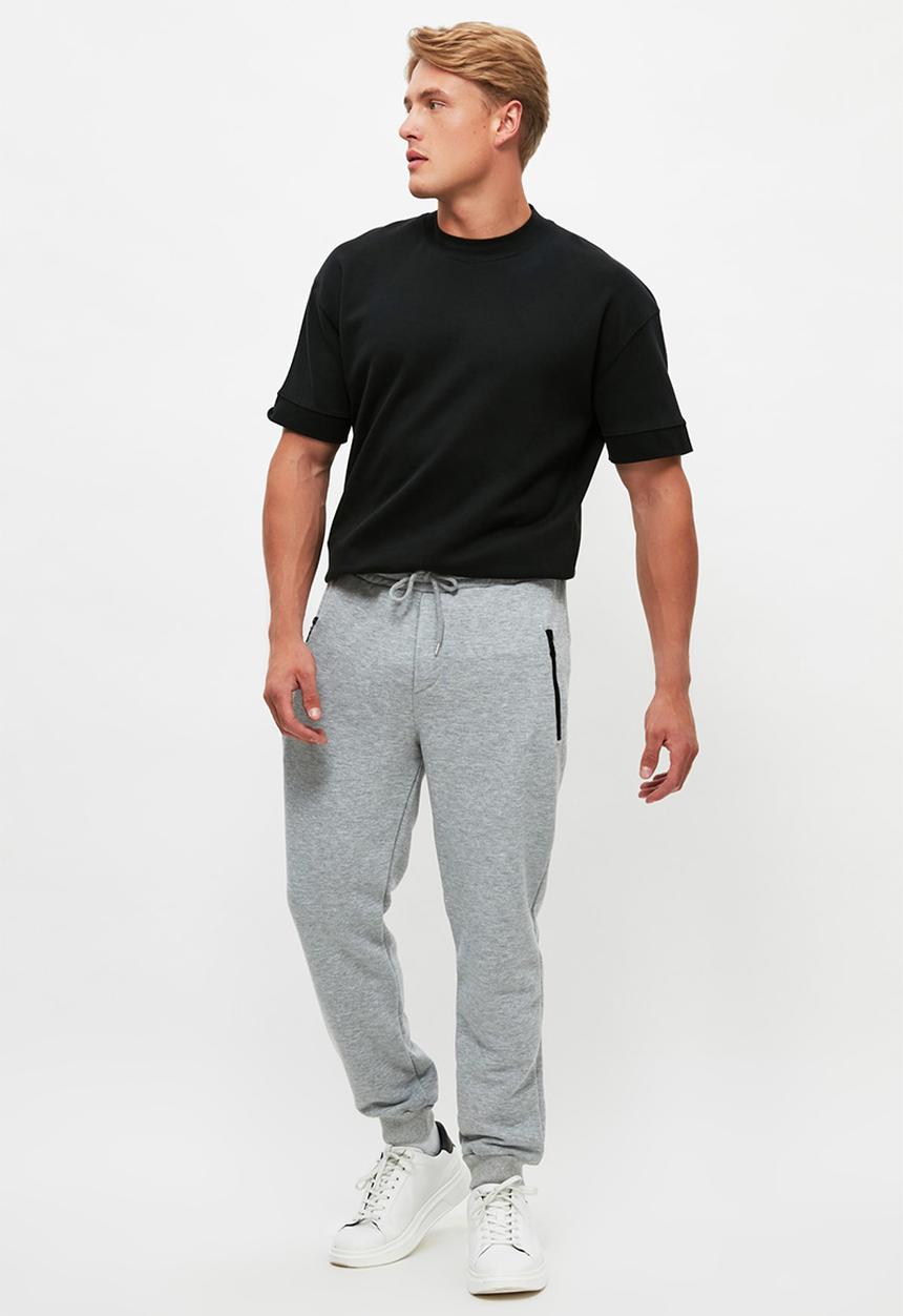 Trendyol - Zip pocket joggers - grey