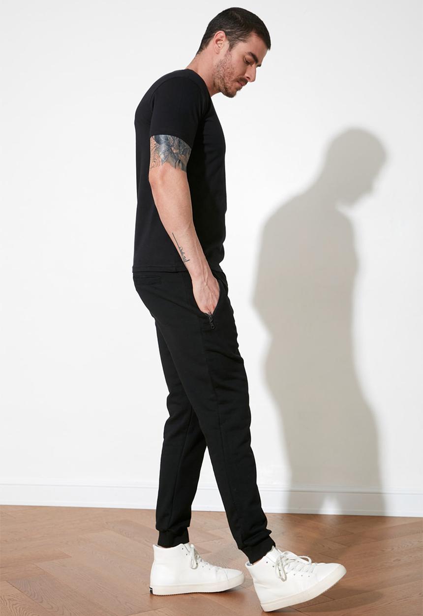 Trendyol - Zip pocket joggers - black