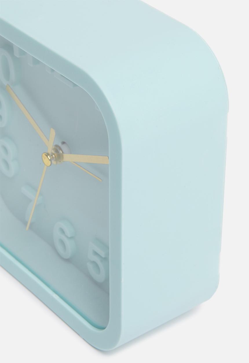 H&S - Square alarm clock - blue