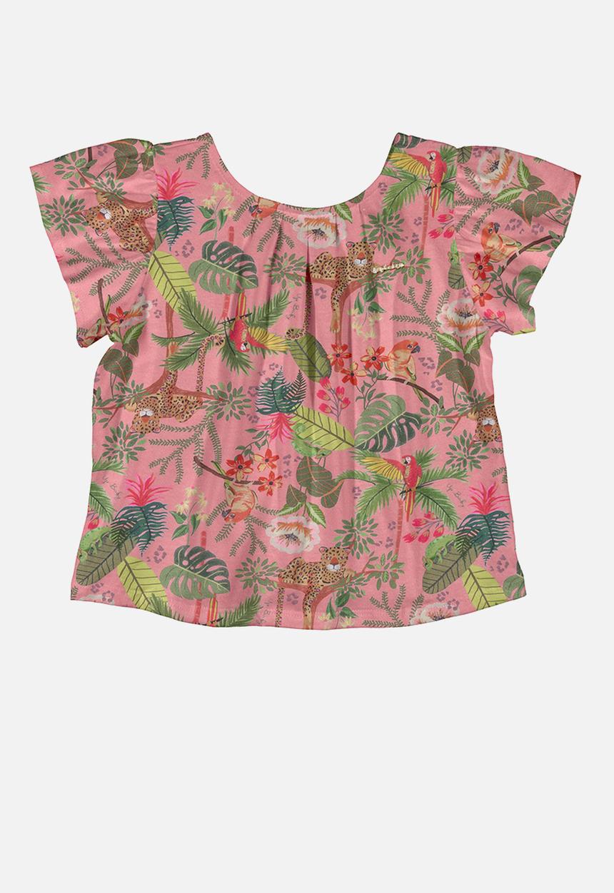 UP Baby - Floral set - light red