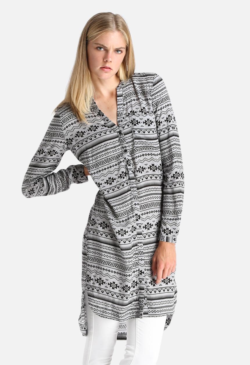 Vero Moda - Sue Ella Printed Long Shirt