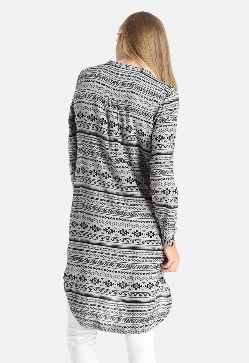 Vero Moda - Sue Ella Printed Long Shirt