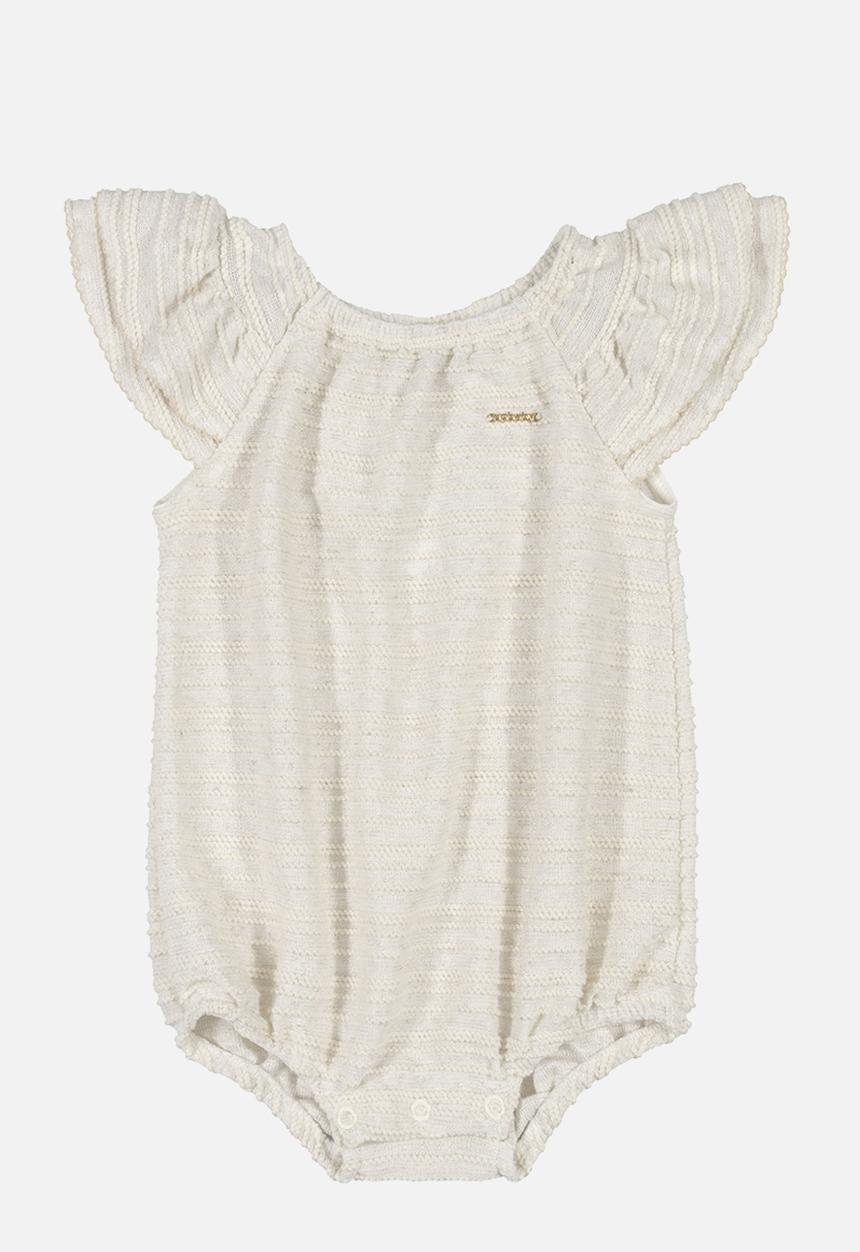 UP Baby - Ruffle bodysuit - off white