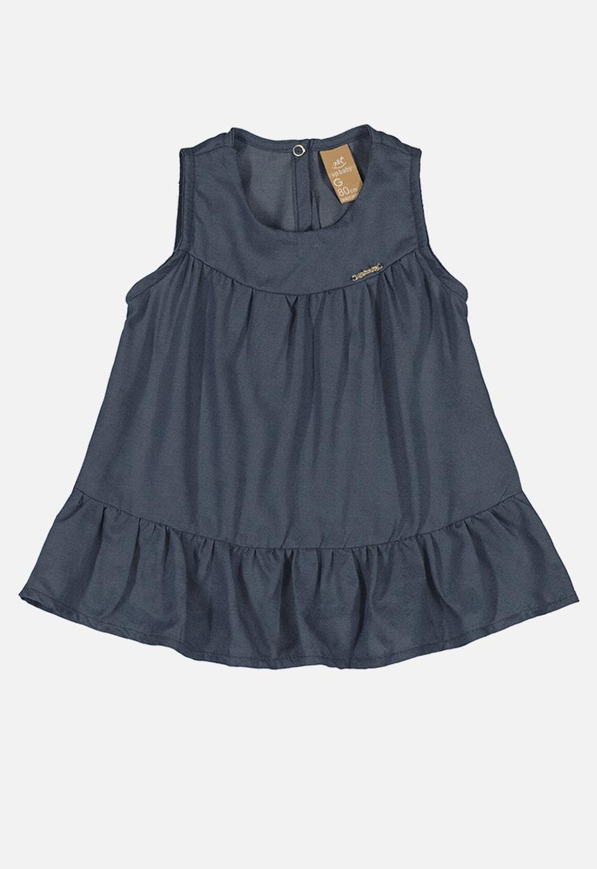 UP Baby - Dress, underwear & headband set - dark blue