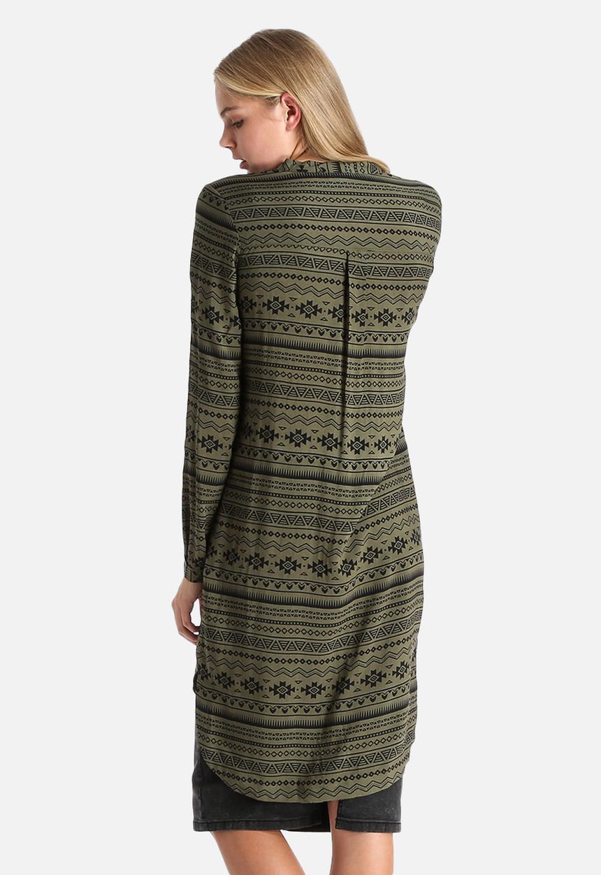 Vero Moda - Sue Ella Printed Long Shirt