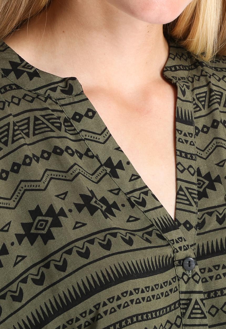 Vero Moda - Sue Ella Printed Long Shirt