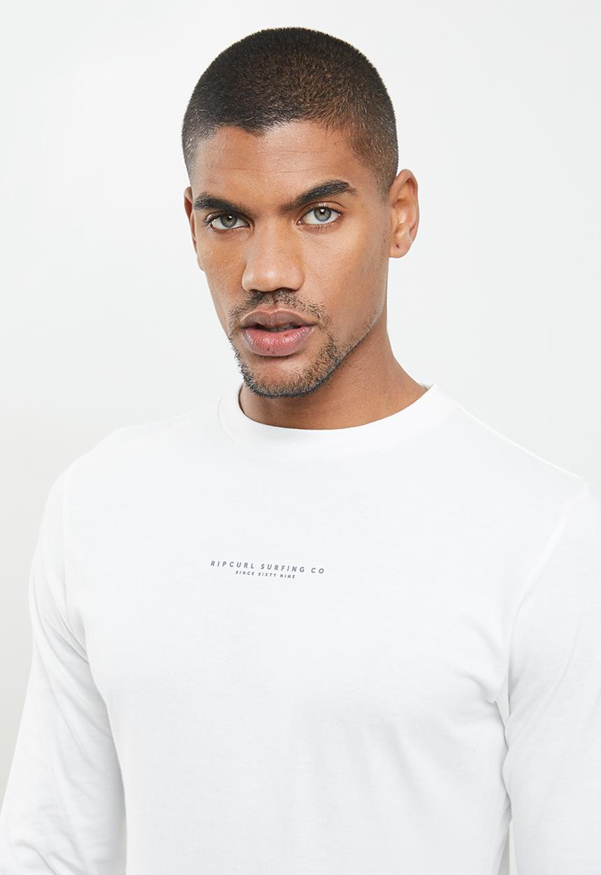 Rip Curl - Texturize long sleeve tee - white