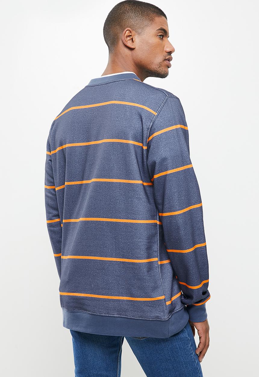 Rip Curl - Saltwater culture crew - navy & orange 