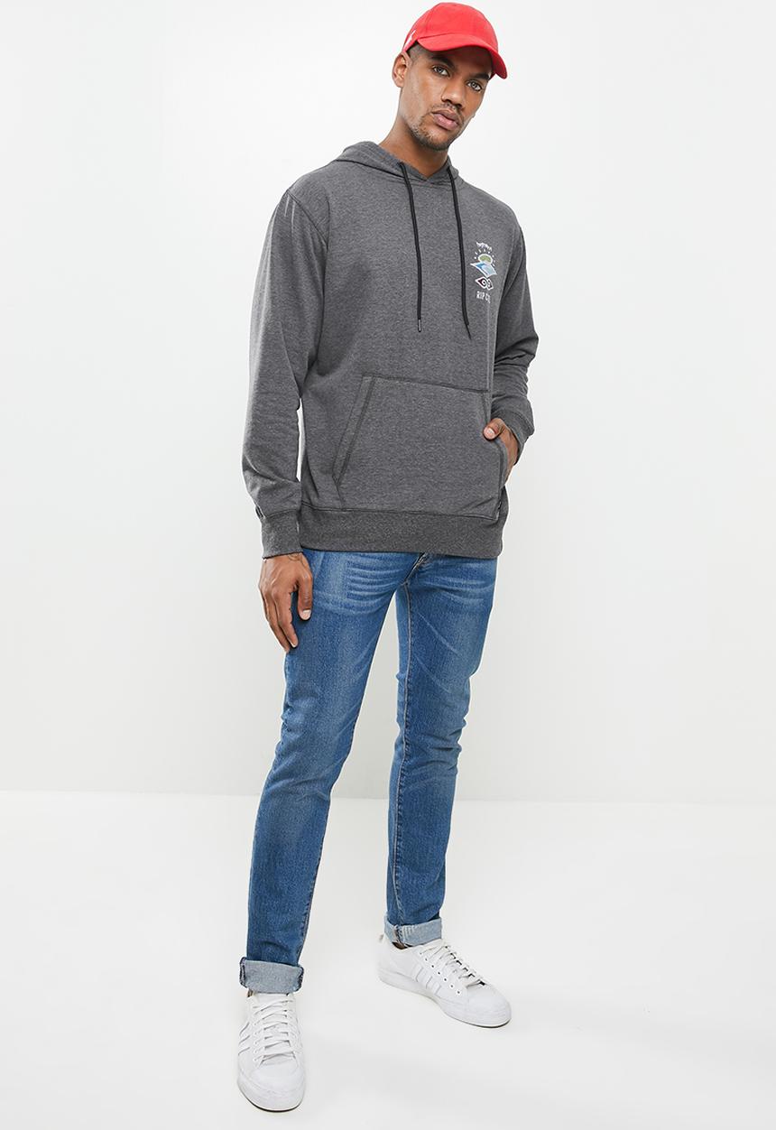 Rip Curl - Search icon hood - washed black