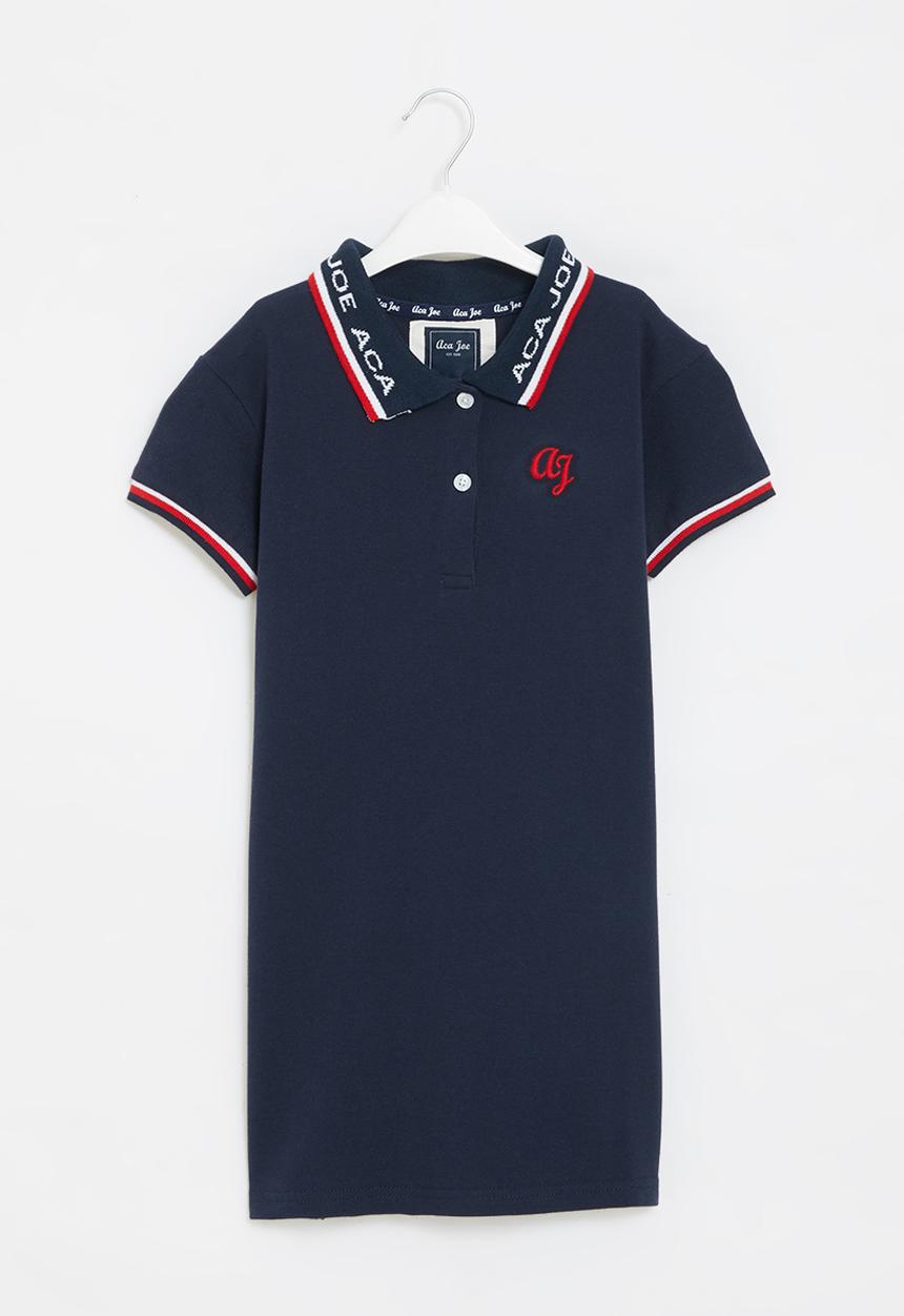 Aca Joe - Pre-girls golfer dress - navy