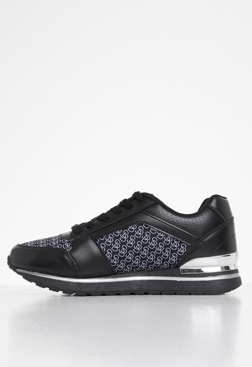 SISSY BOY - Logomania all over print sneaker  - black