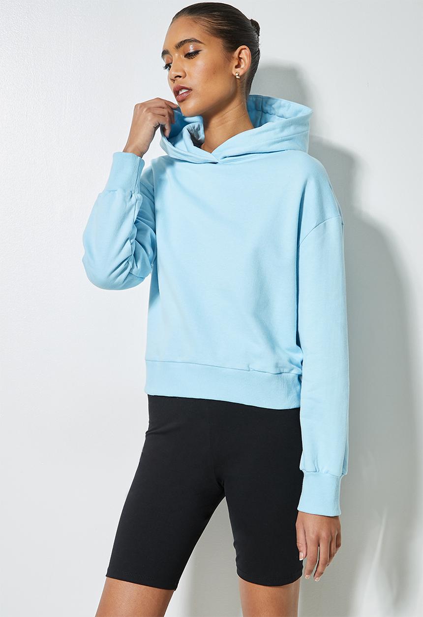 Superbalist - Crop hoodie - blue