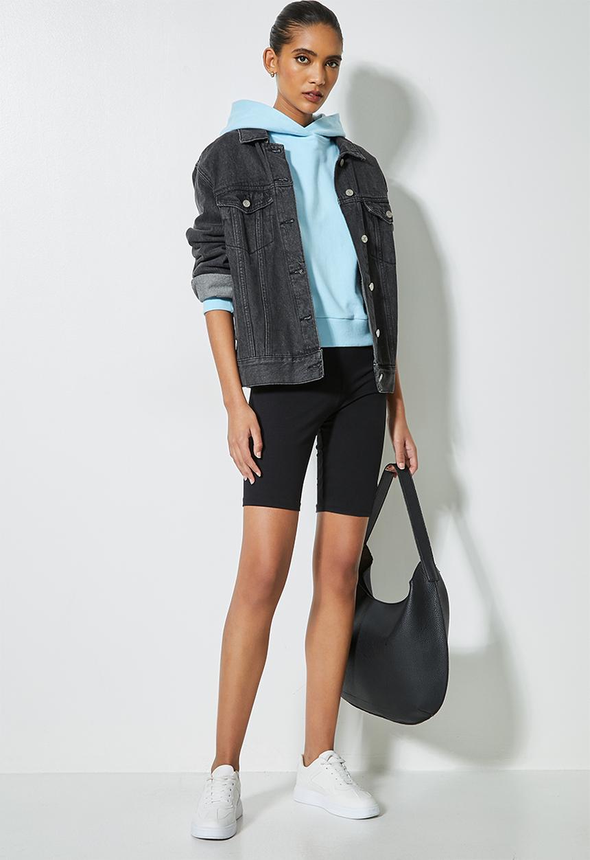 Superbalist - Crop hoodie - blue