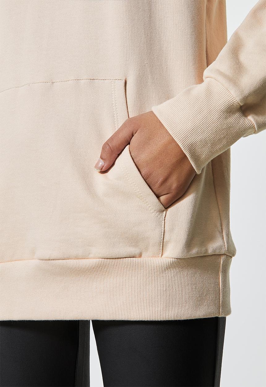 Superbalist - Longline hoodie - stone