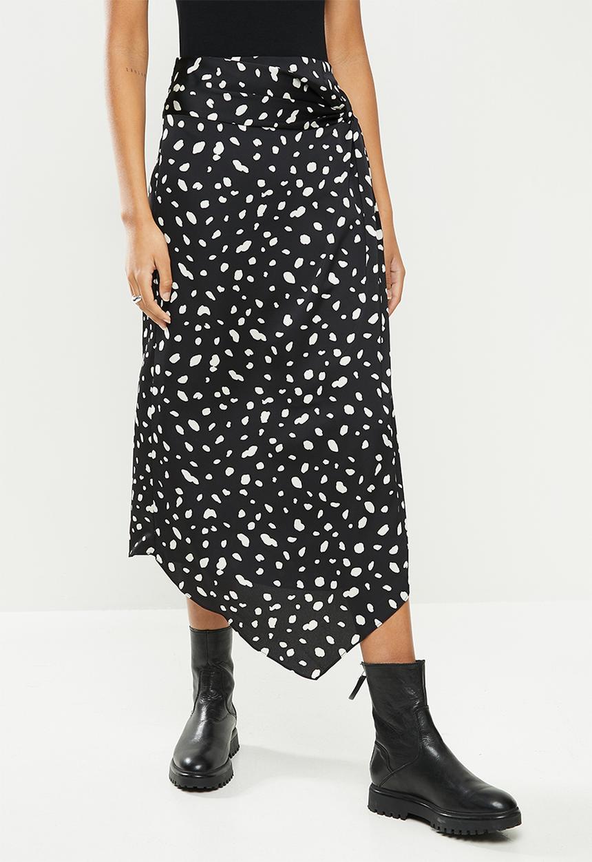 Vero Moda - Calina highwaist tie skirt - black