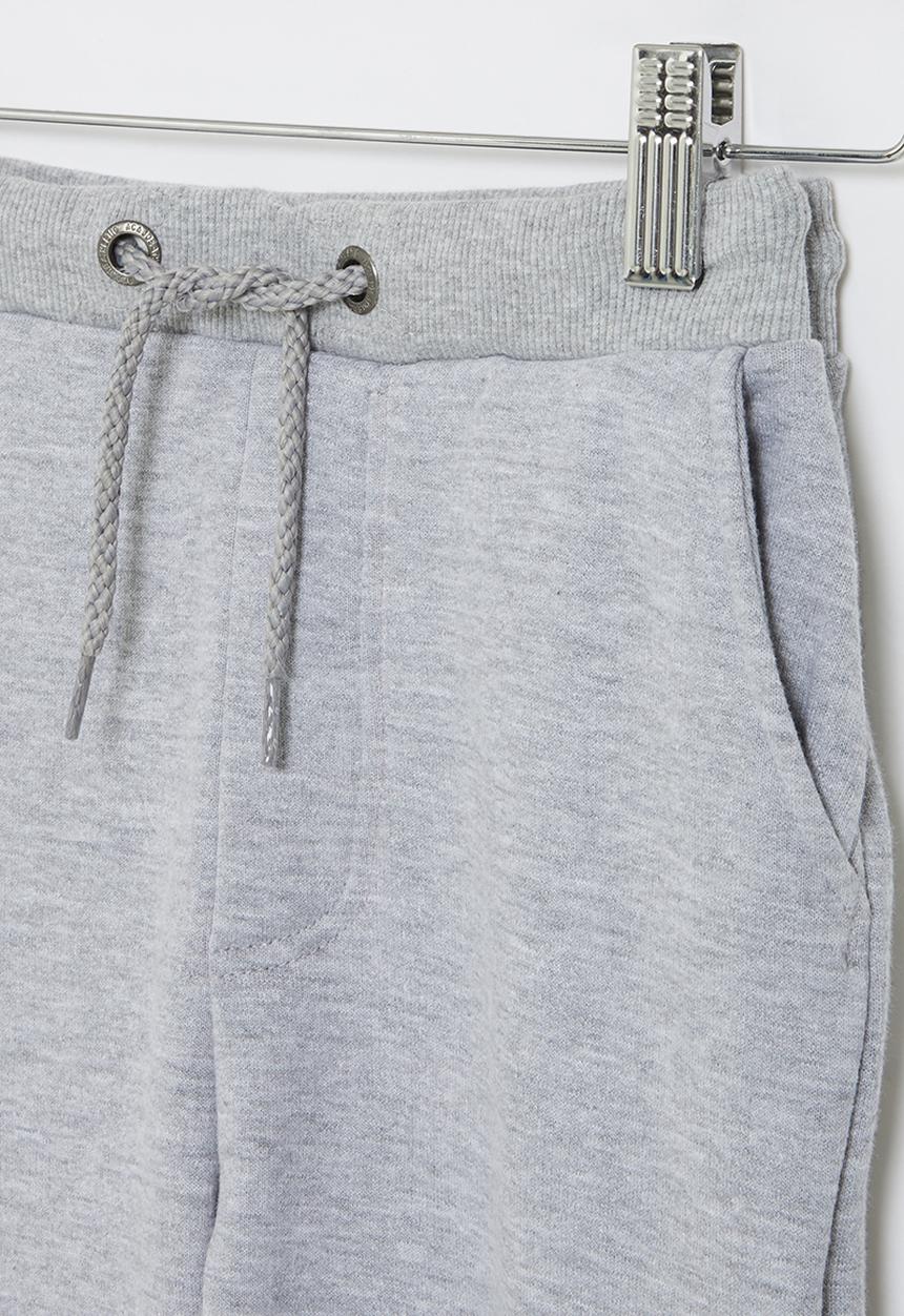 Aca Joe - Big-boys brushed fleece cargo jogger - grey