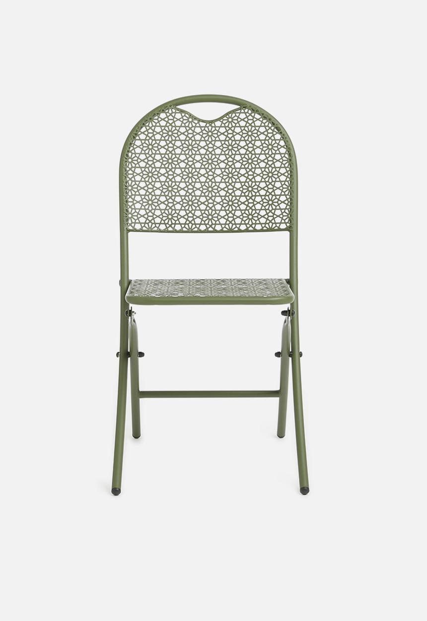 H&S - Punch folding chair - green