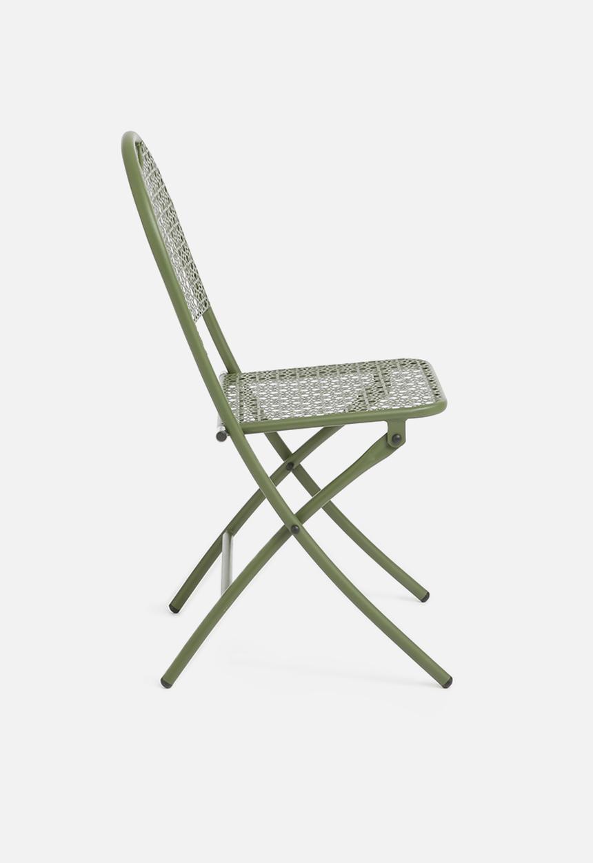 H&S - Punch folding chair - green