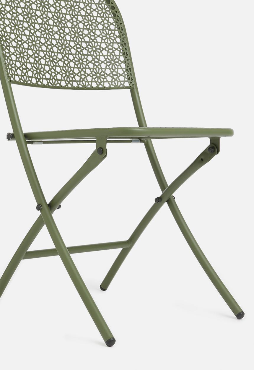 H&S - Punch folding chair - green