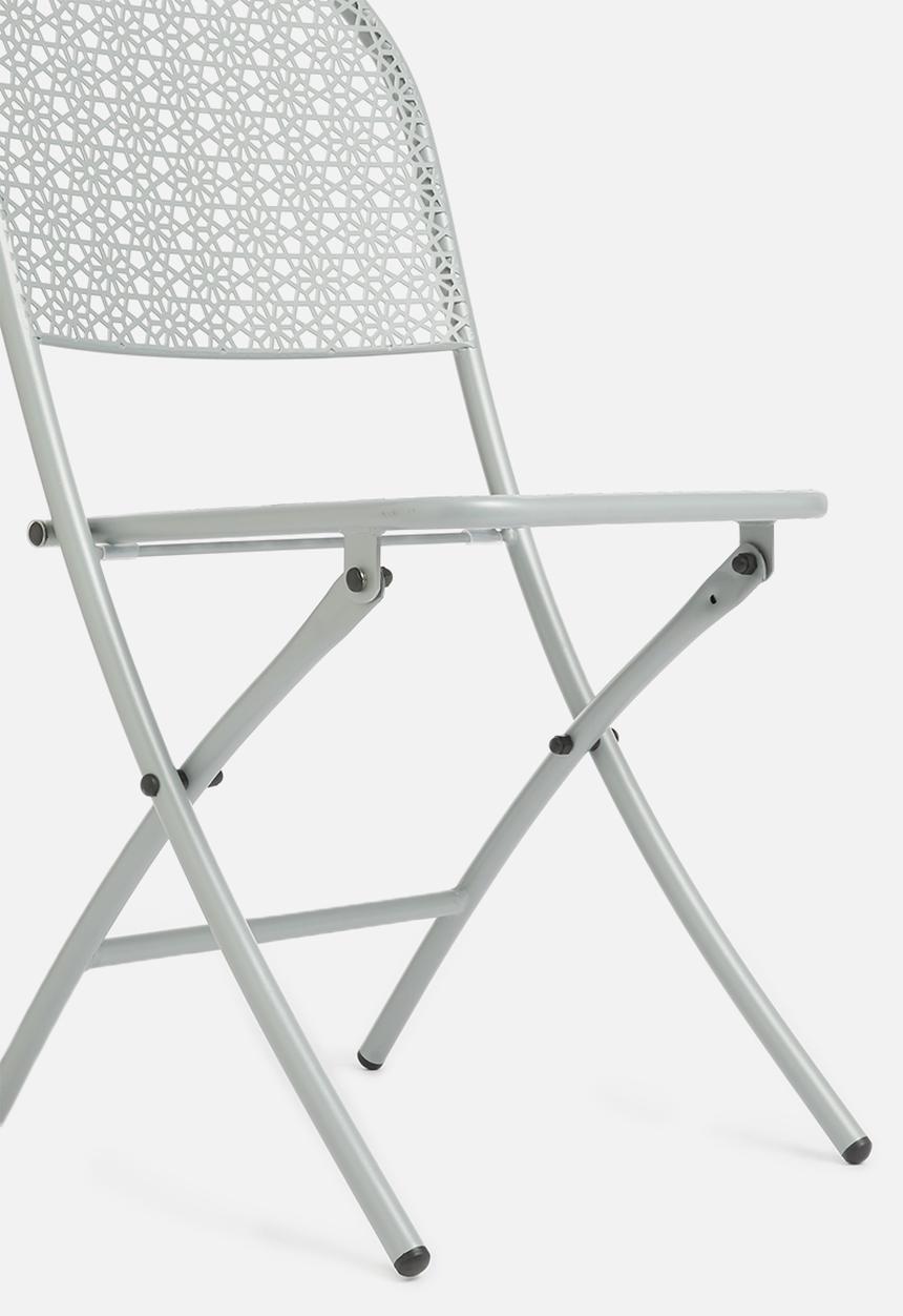 H&S - Punch folding chair - grey