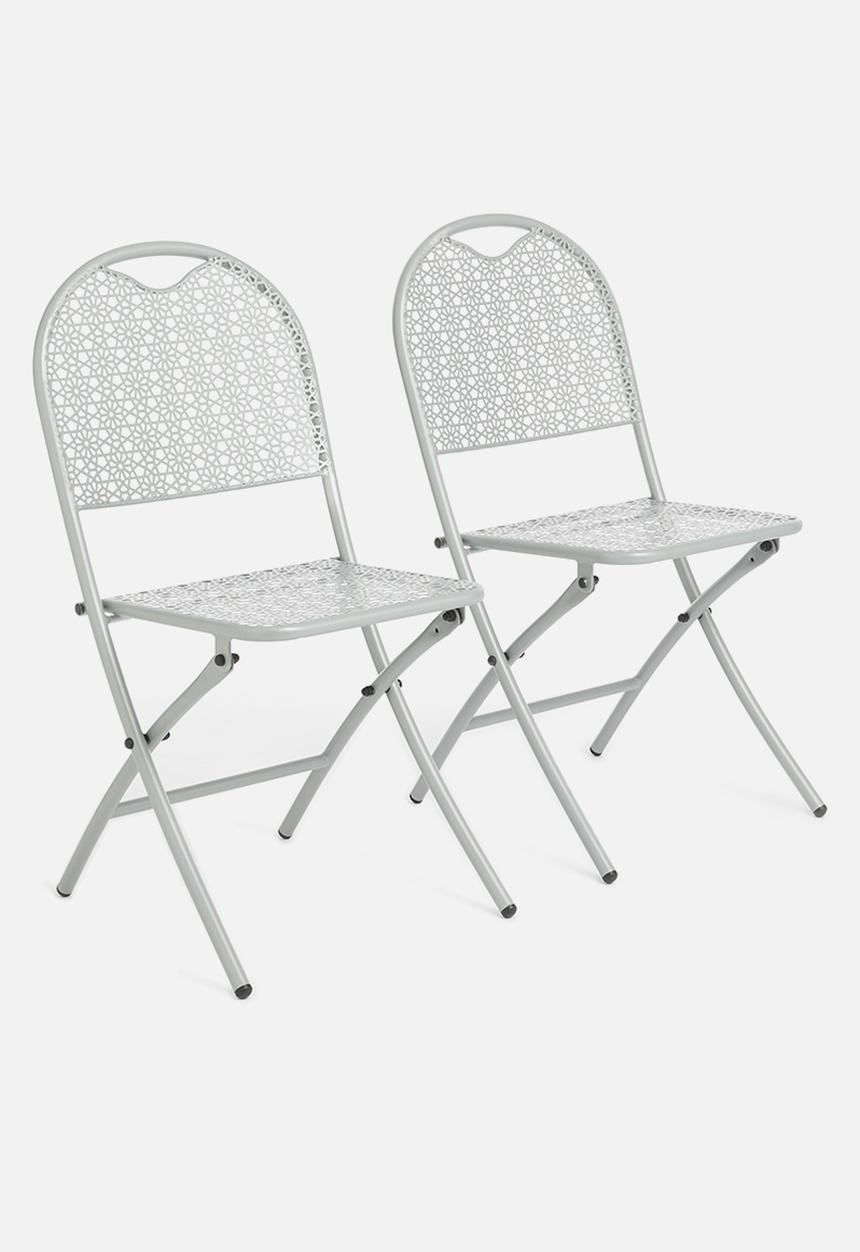 H&S - Punch folding chair - grey
