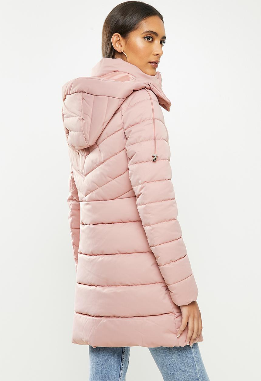 SISSY BOY - Kao: longer length puffer jacket - pink