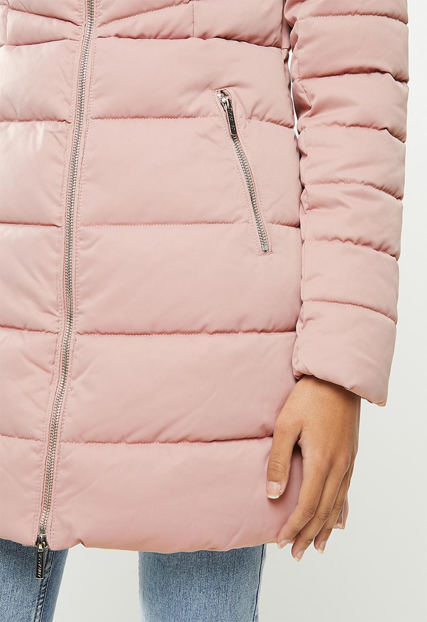 SISSY BOY - Kao: longer length puffer jacket - pink