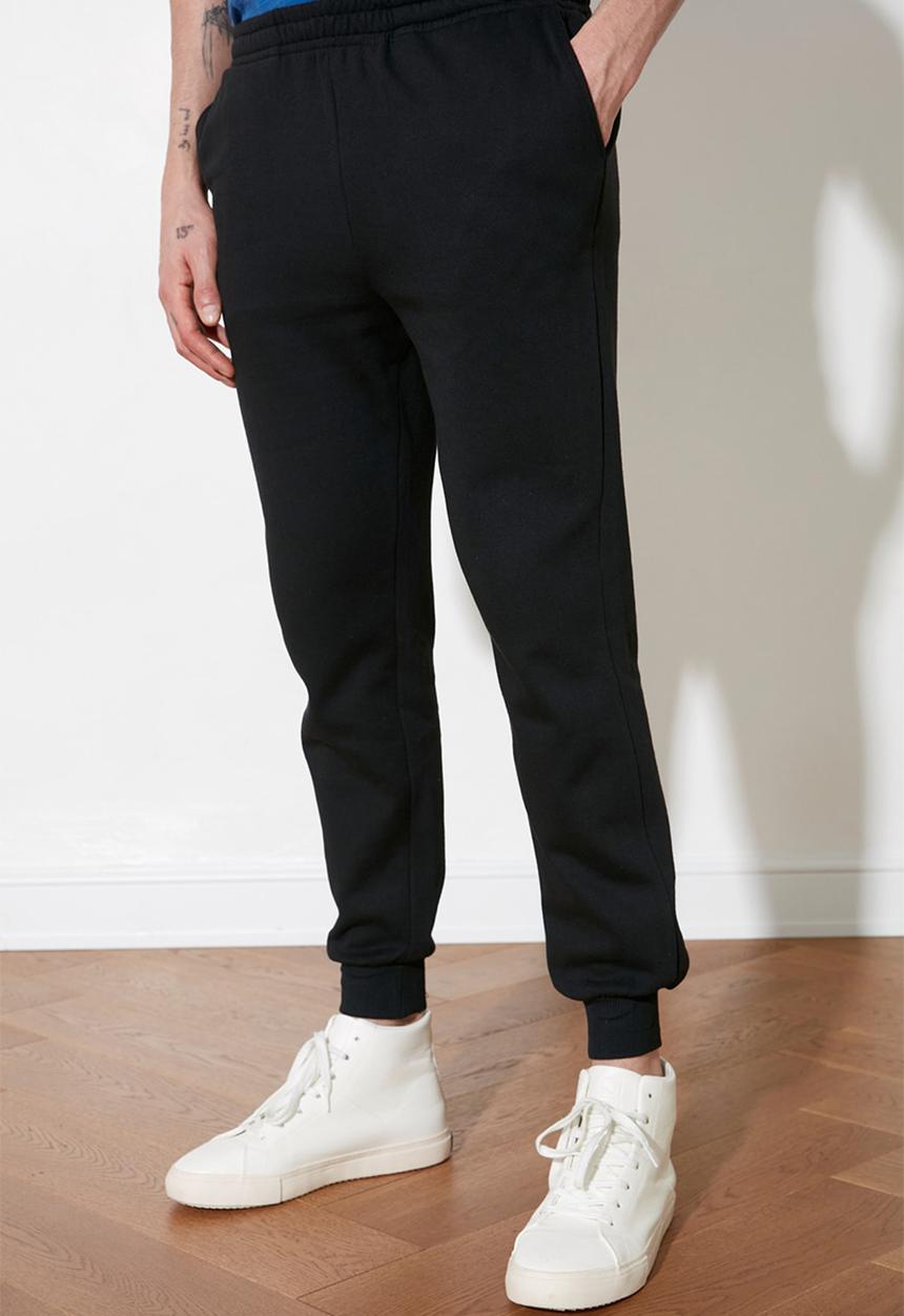 Trendyol - Cuffed joggers - black
