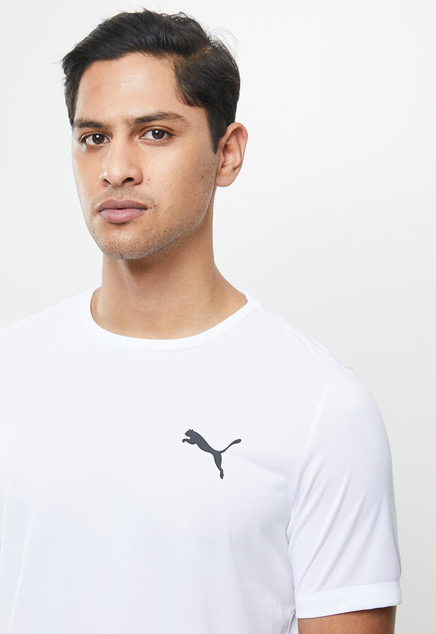 PUMA - Active small logo tee - white