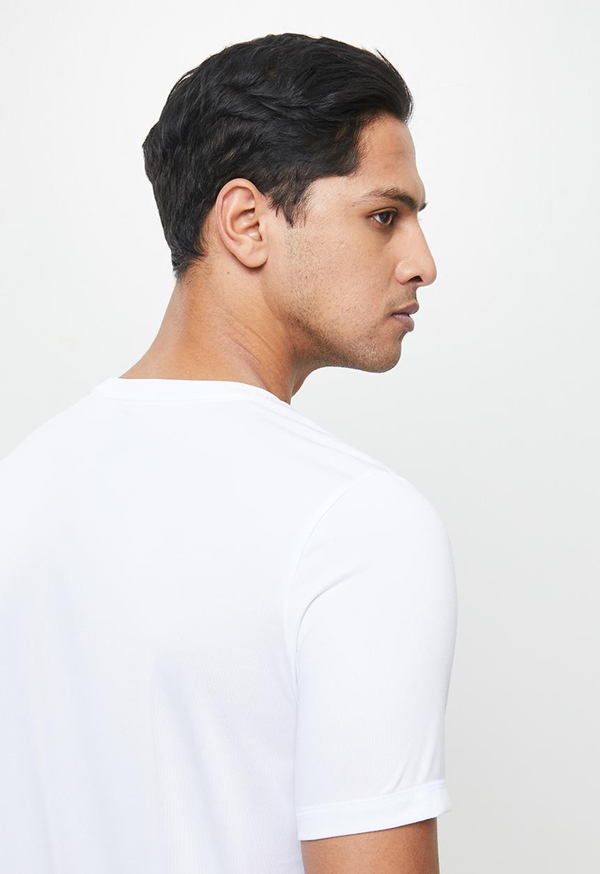 PUMA - Active small logo tee - white